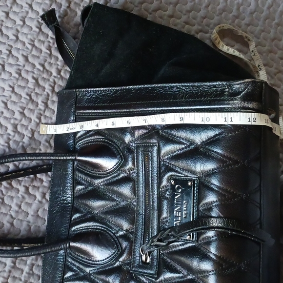 Valentino Leather large purse, beautiful bag! Original tags. Suede sides & inner - Picture 17 of 17
